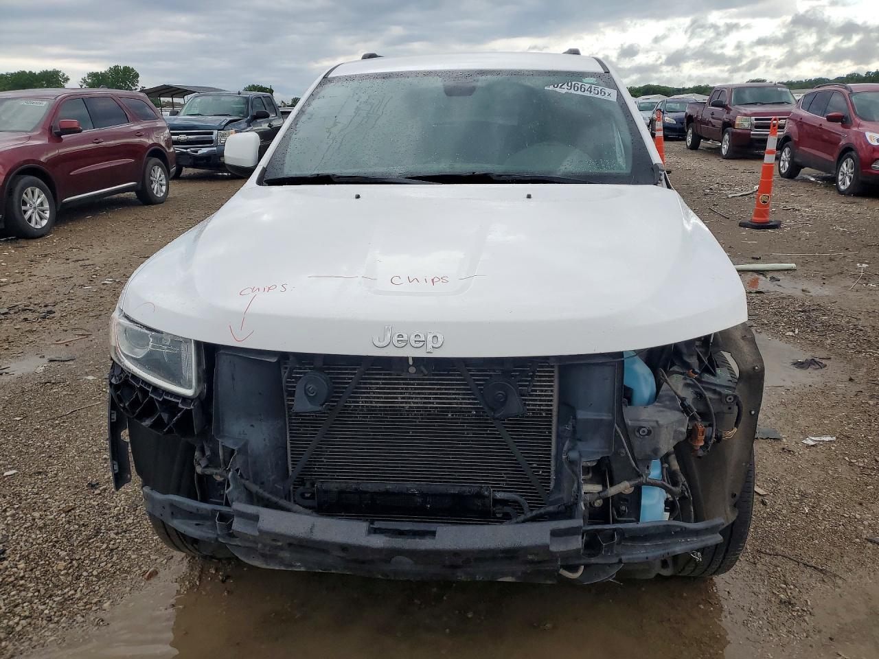 2015 Jeep Grand Cherokee Laredo White vin: 1C4RJFAG3FC945843