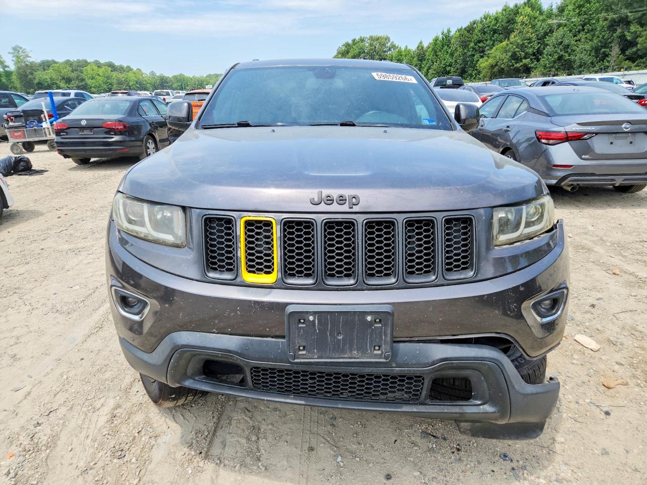 2016 Jeep Grand Cherokee Laredo Gray vin: 1C4RJFAG3GC366529