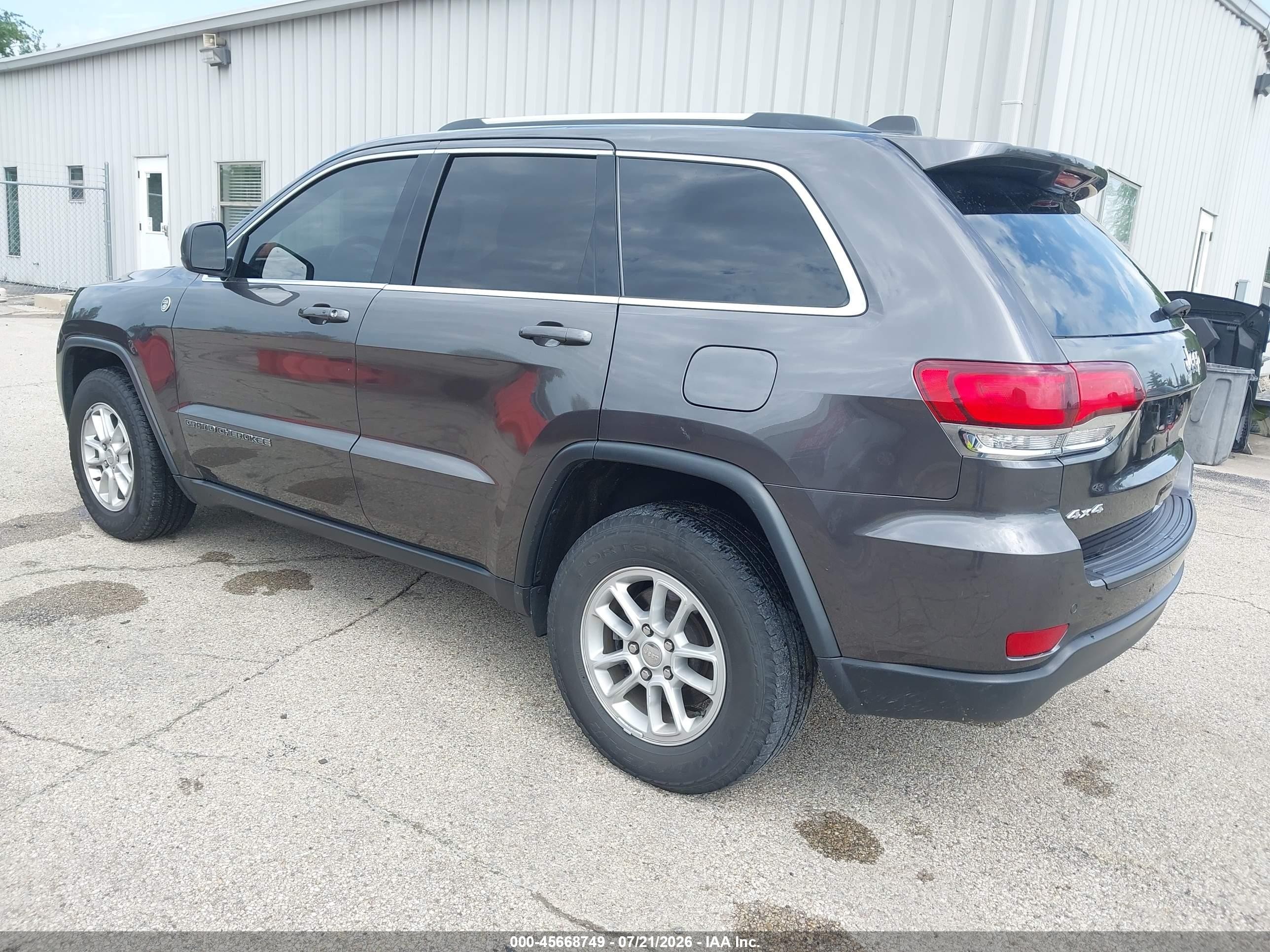2020 Jeep Grand Cherokee Laredo E 4x4 Gray vin: 1C4RJFAG3LC193864
