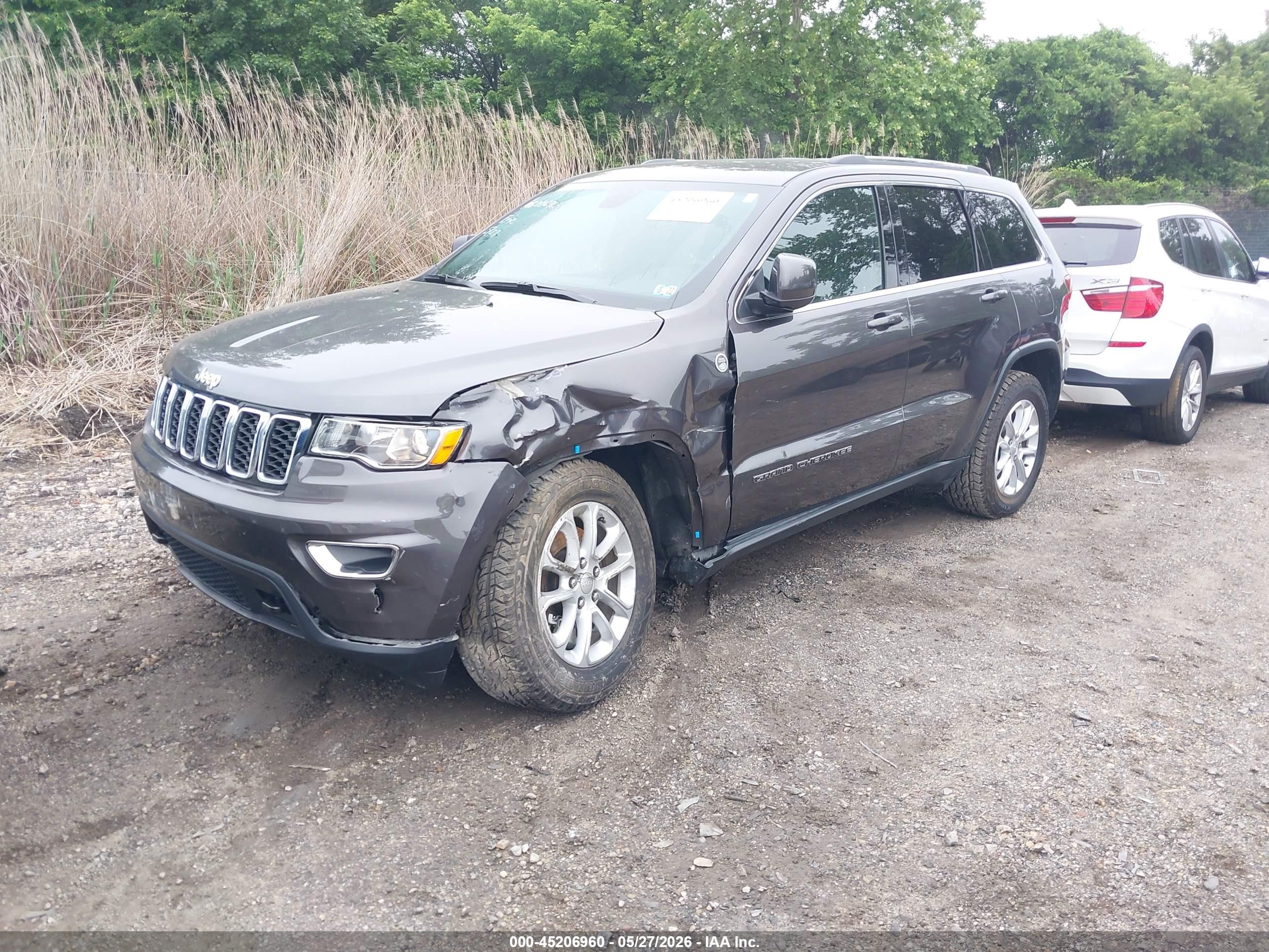 2021 Jeep Grand Cherokee Laredo E 4x4 Gray vin: 1C4RJFAG3MC678619