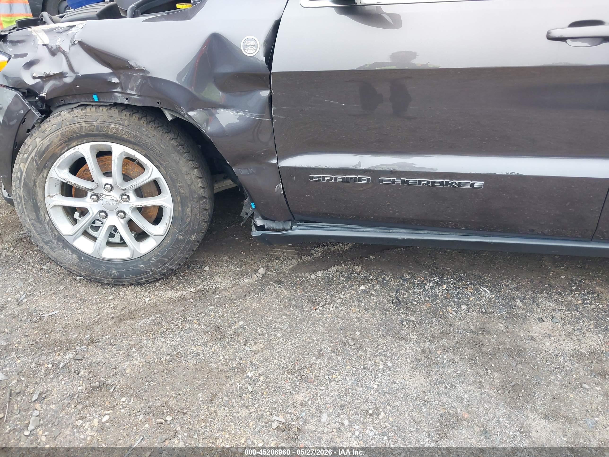 2021 Jeep Grand Cherokee Laredo E 4x4 Gray vin: 1C4RJFAG3MC678619