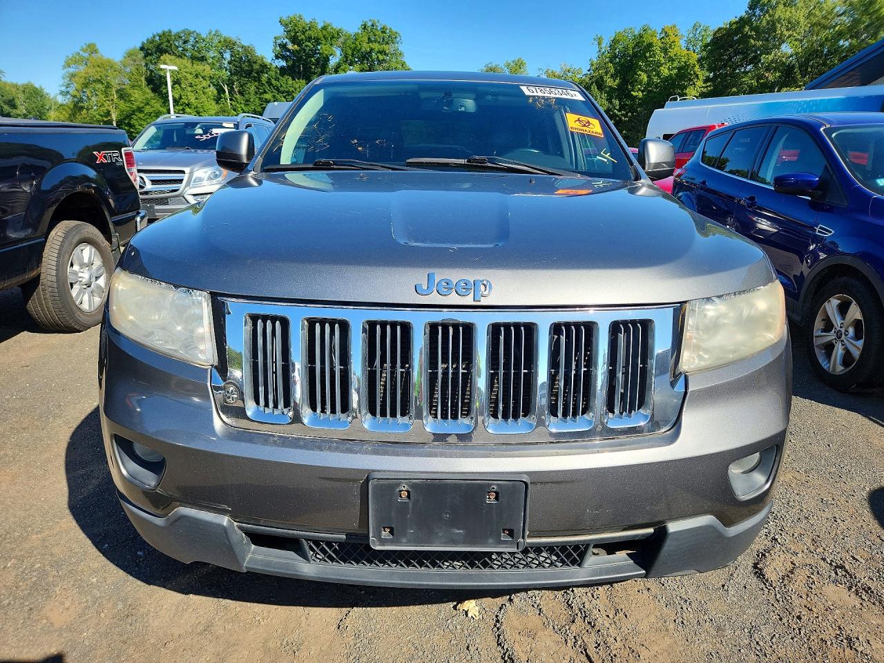 2012 Jeep Grand Cherokee Laredo Gray vin: 1C4RJFAG4CC115691