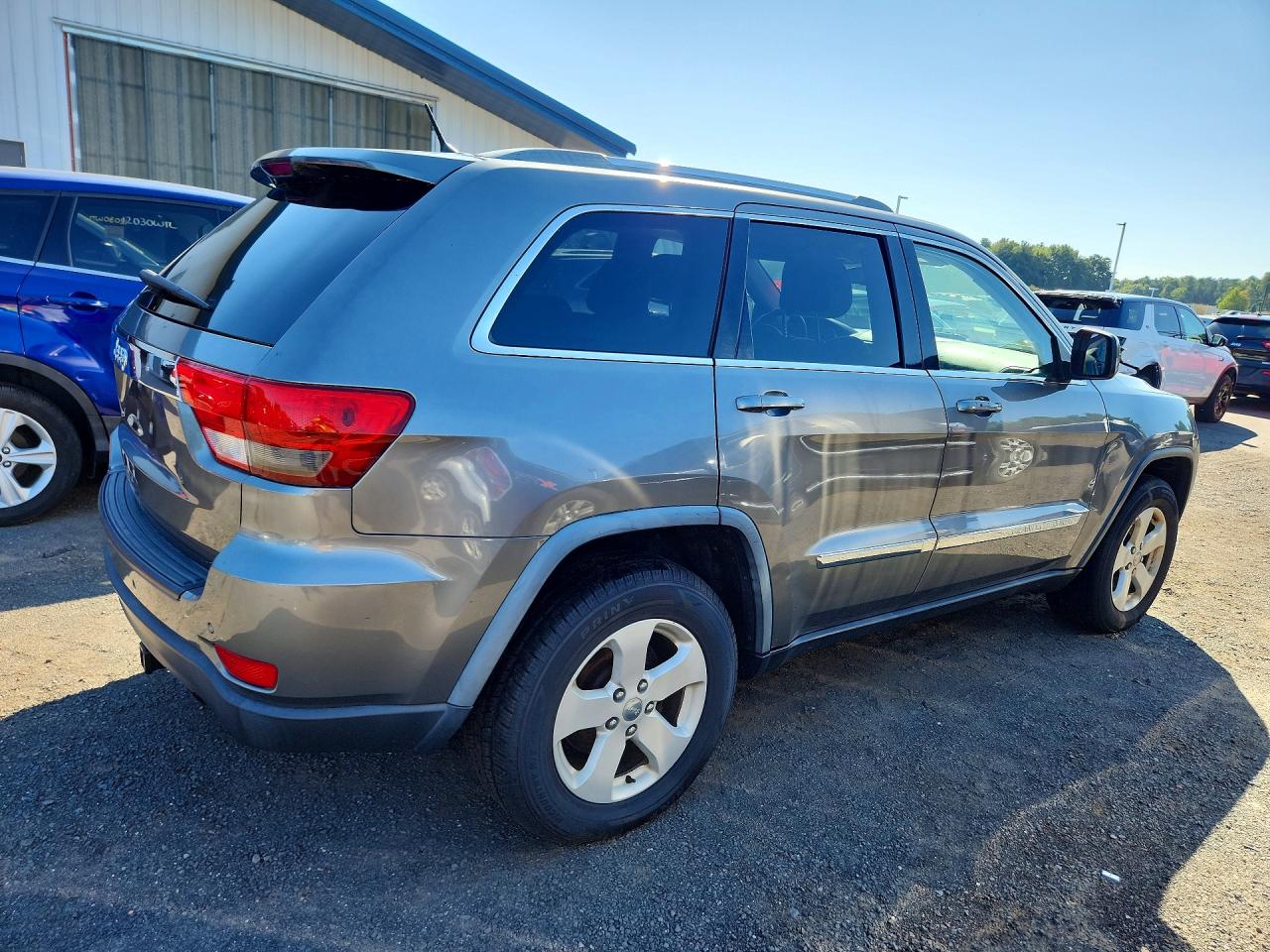 2012 Jeep Grand Cherokee Laredo Gray vin: 1C4RJFAG4CC115691