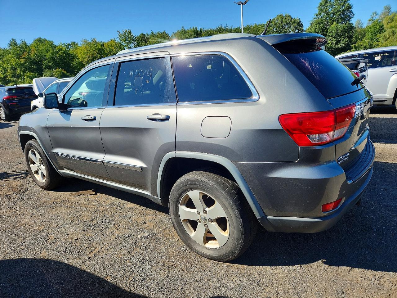 2012 Jeep Grand Cherokee Laredo Gray vin: 1C4RJFAG4CC115691