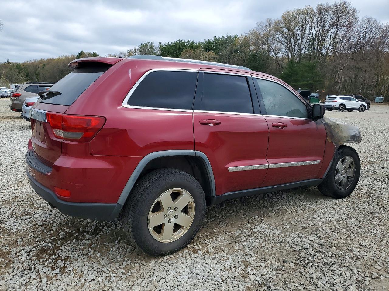 2012 Jeep Grand Cherokee Laredo Red vin: 1C4RJFAG4CC140803
