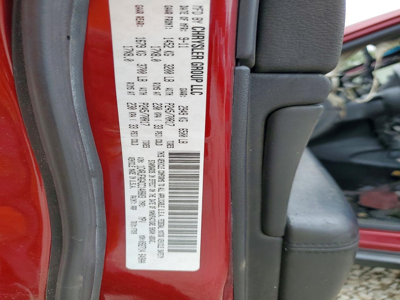 2012 Jeep Grand Cherokee Laredo Red vin: 1C4RJFAG4CC140803
