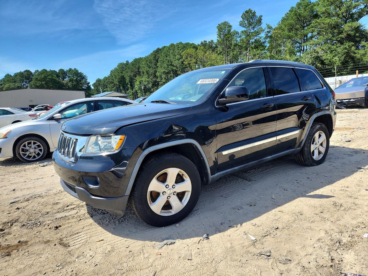 2012 Jeep Grand Cherokee Laredo Black vin: 1C4RJFAG4CC145144