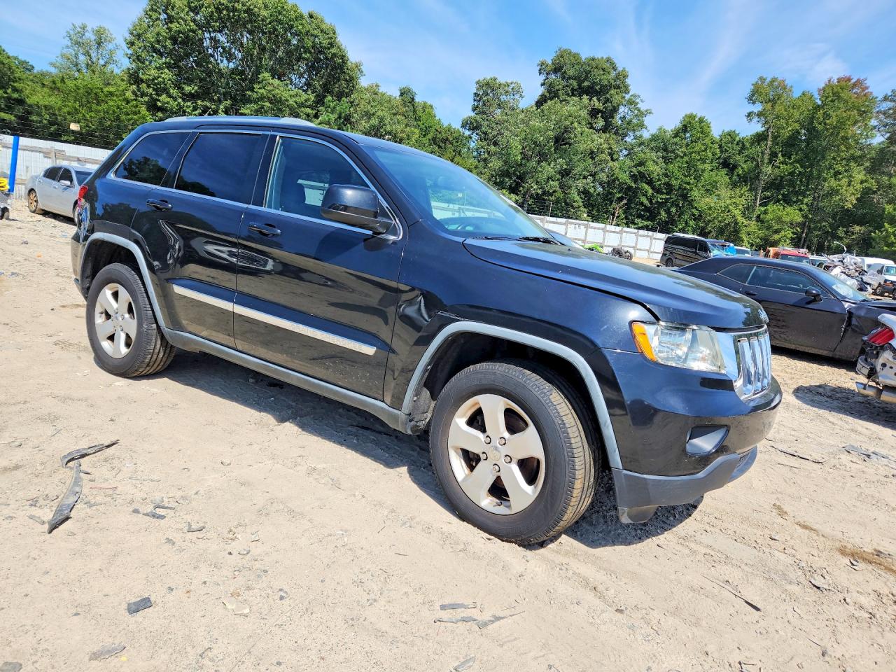 2012 Jeep Grand Cherokee Laredo Черный vin: 1C4RJFAG4CC145144