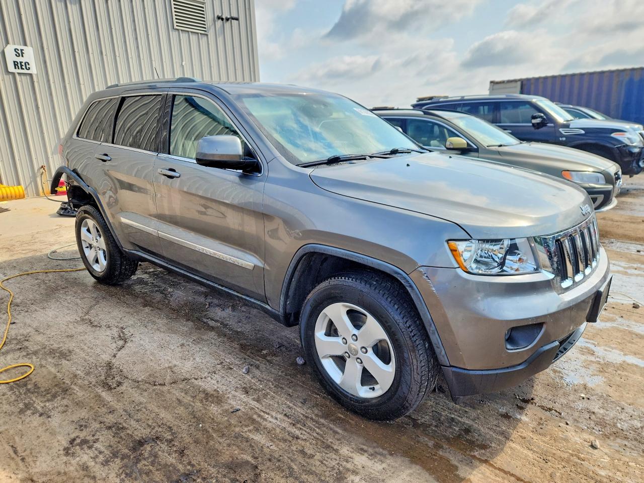 2012 Jeep Grand Cherokee Laredo Gray vin: 1C4RJFAG4CC145418