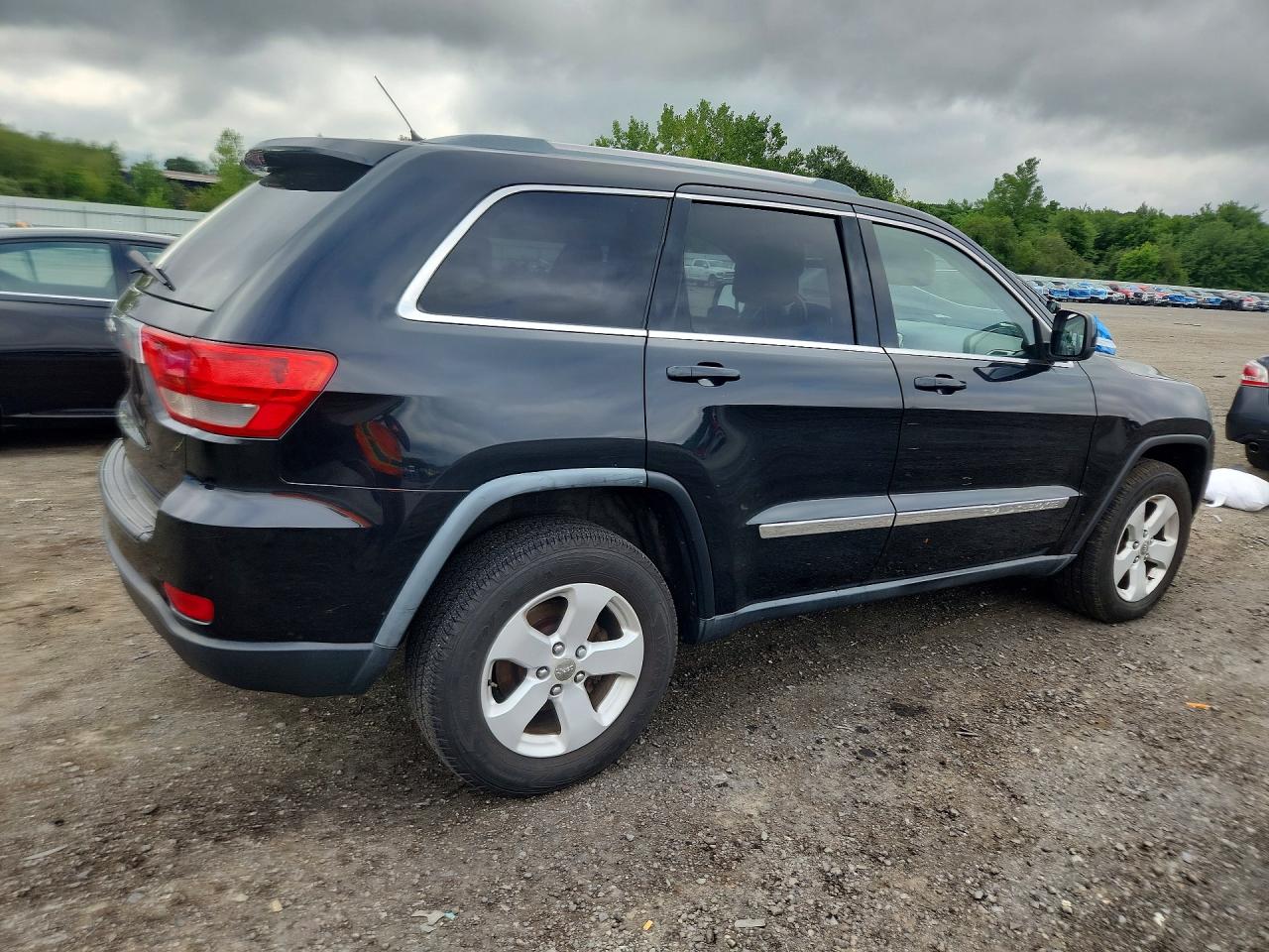 2012 Jeep Grand Cherokee Laredo Black vin: 1C4RJFAG4CC145886