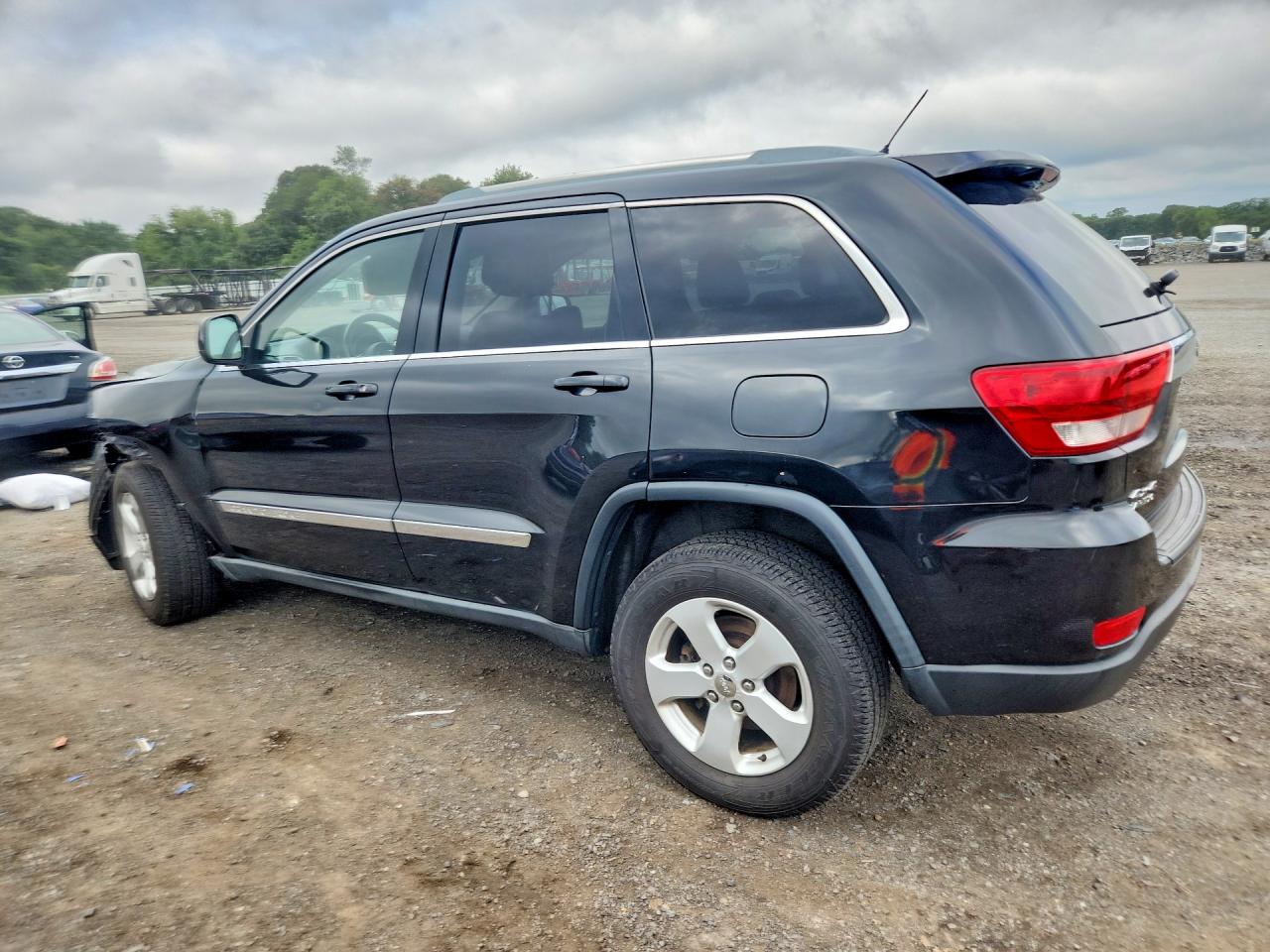 2012 Jeep Grand Cherokee Laredo Black vin: 1C4RJFAG4CC145886