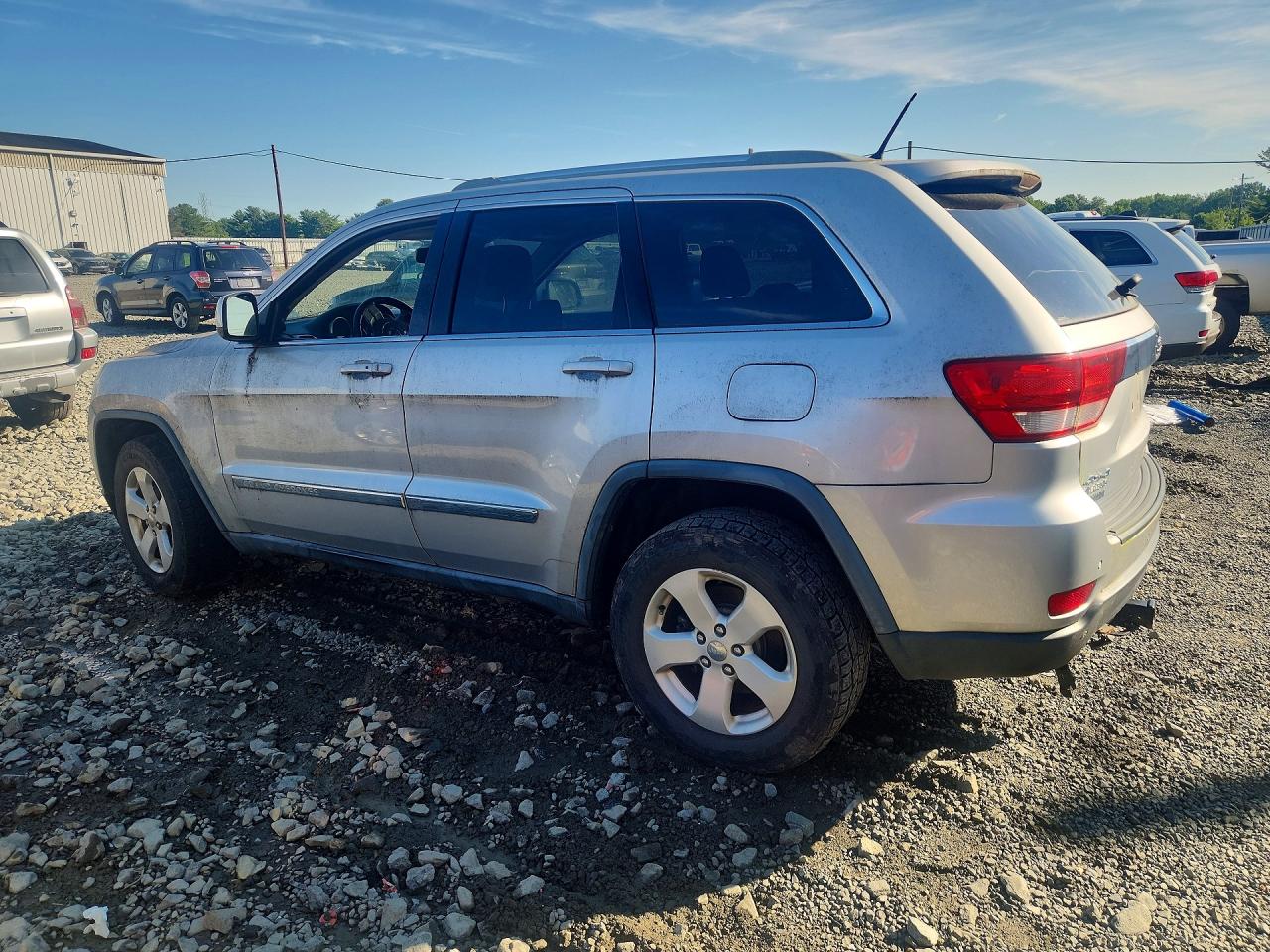 2012 Jeep Grand Cherokee Laredo Silver vin: 1C4RJFAG4CC150747