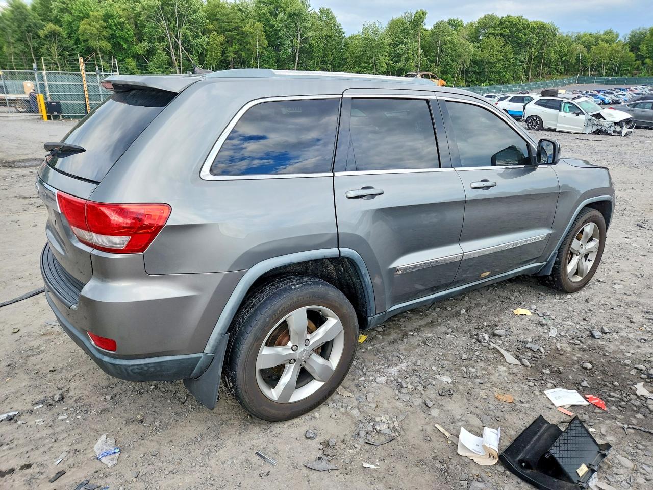 2012 Jeep Grand Cherokee Laredo Серый vin: 1C4RJFAG4CC160338