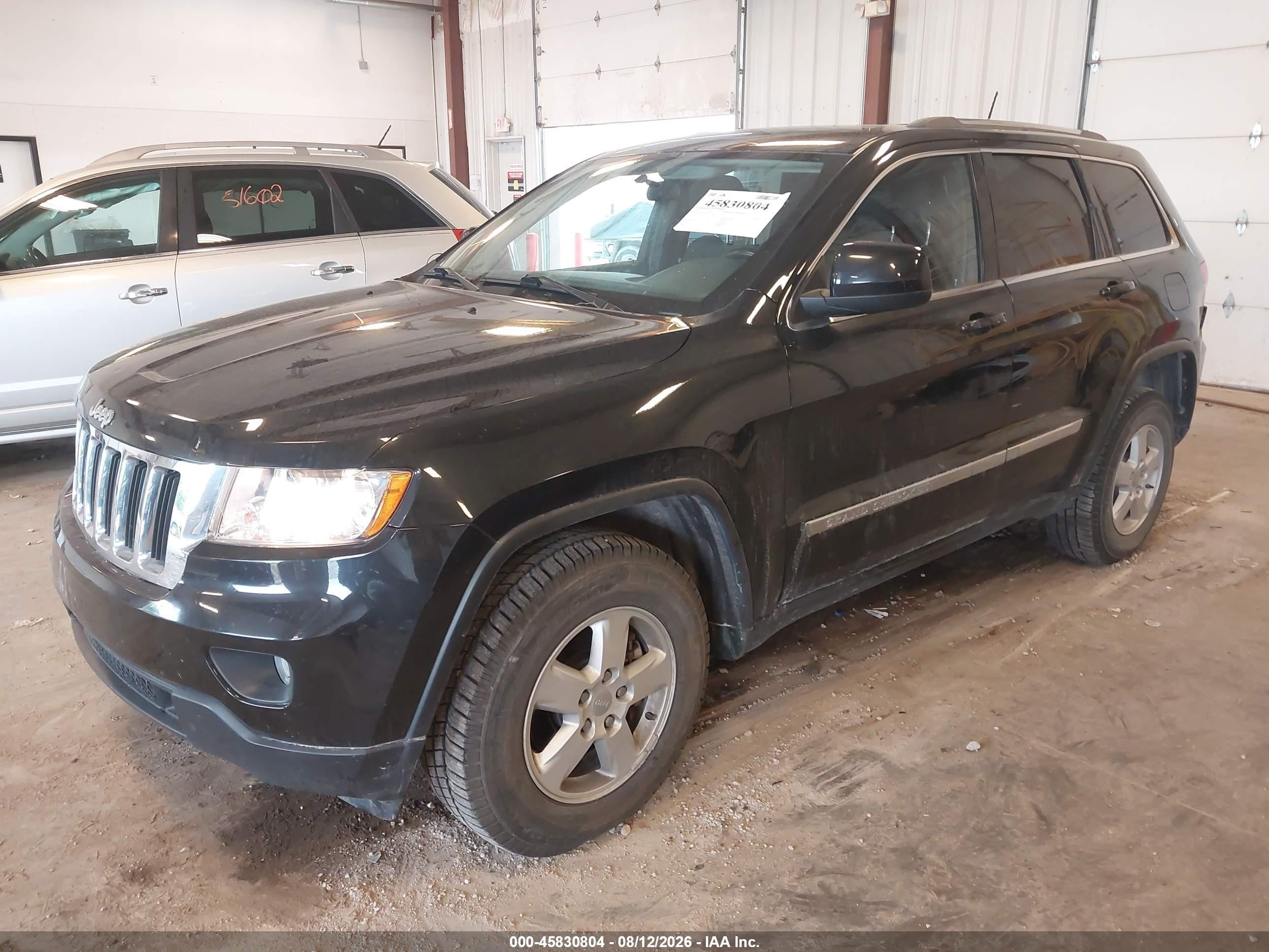2012 Jeep Grand Cherokee Laredo Black vin: 1C4RJFAG4CC182467