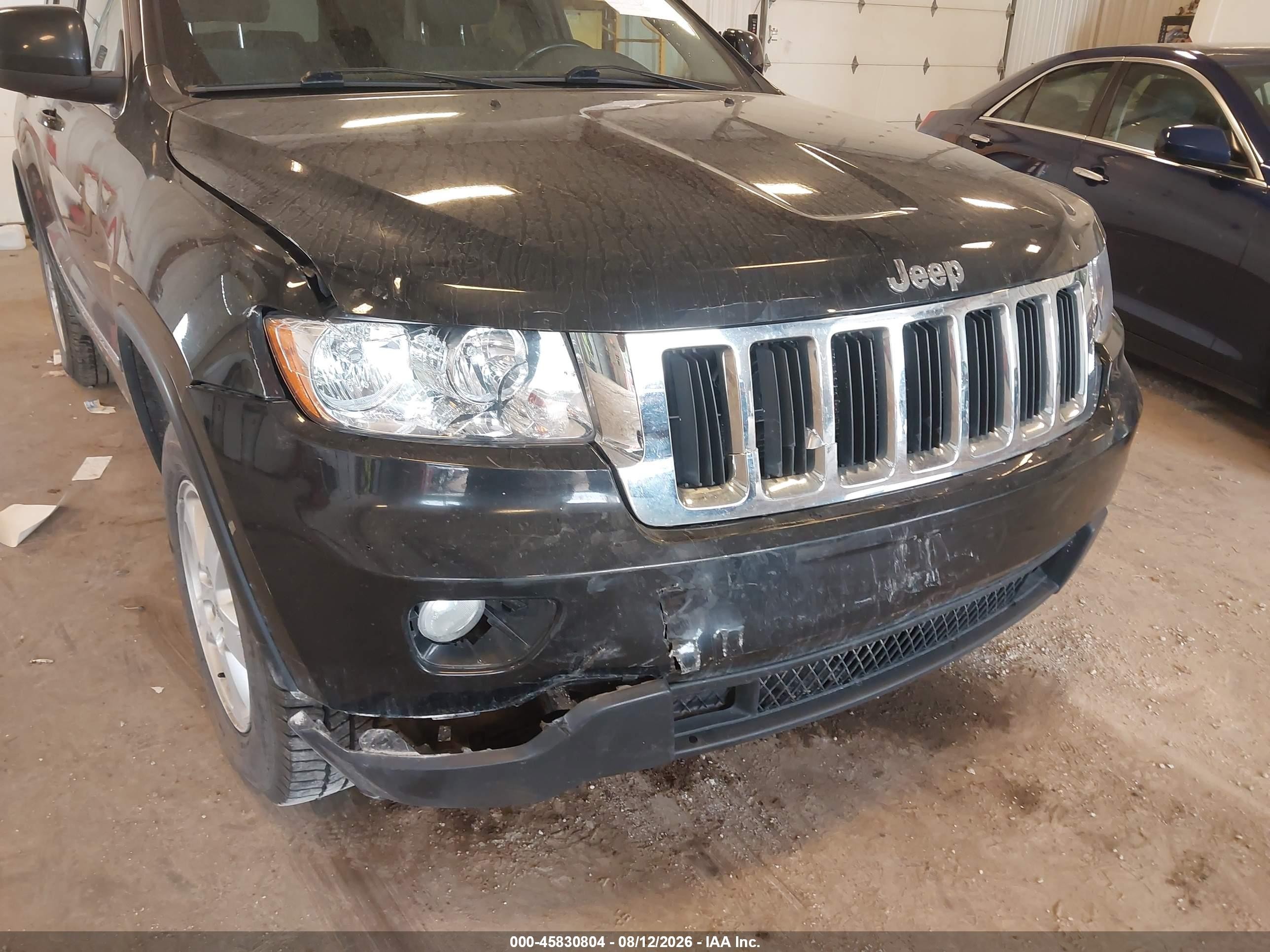 2012 Jeep Grand Cherokee Laredo Black vin: 1C4RJFAG4CC182467