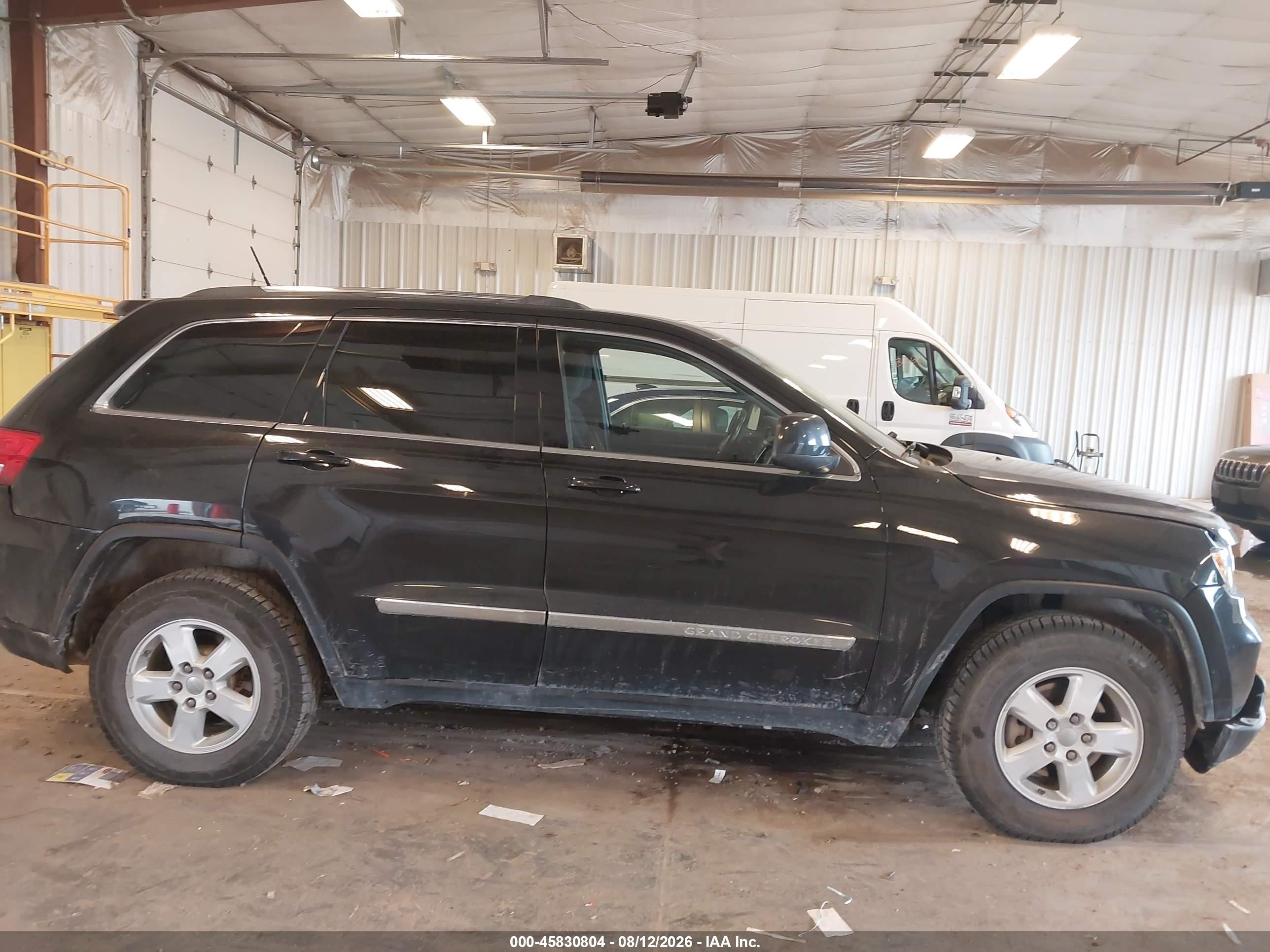 2012 Jeep Grand Cherokee Laredo Black vin: 1C4RJFAG4CC182467