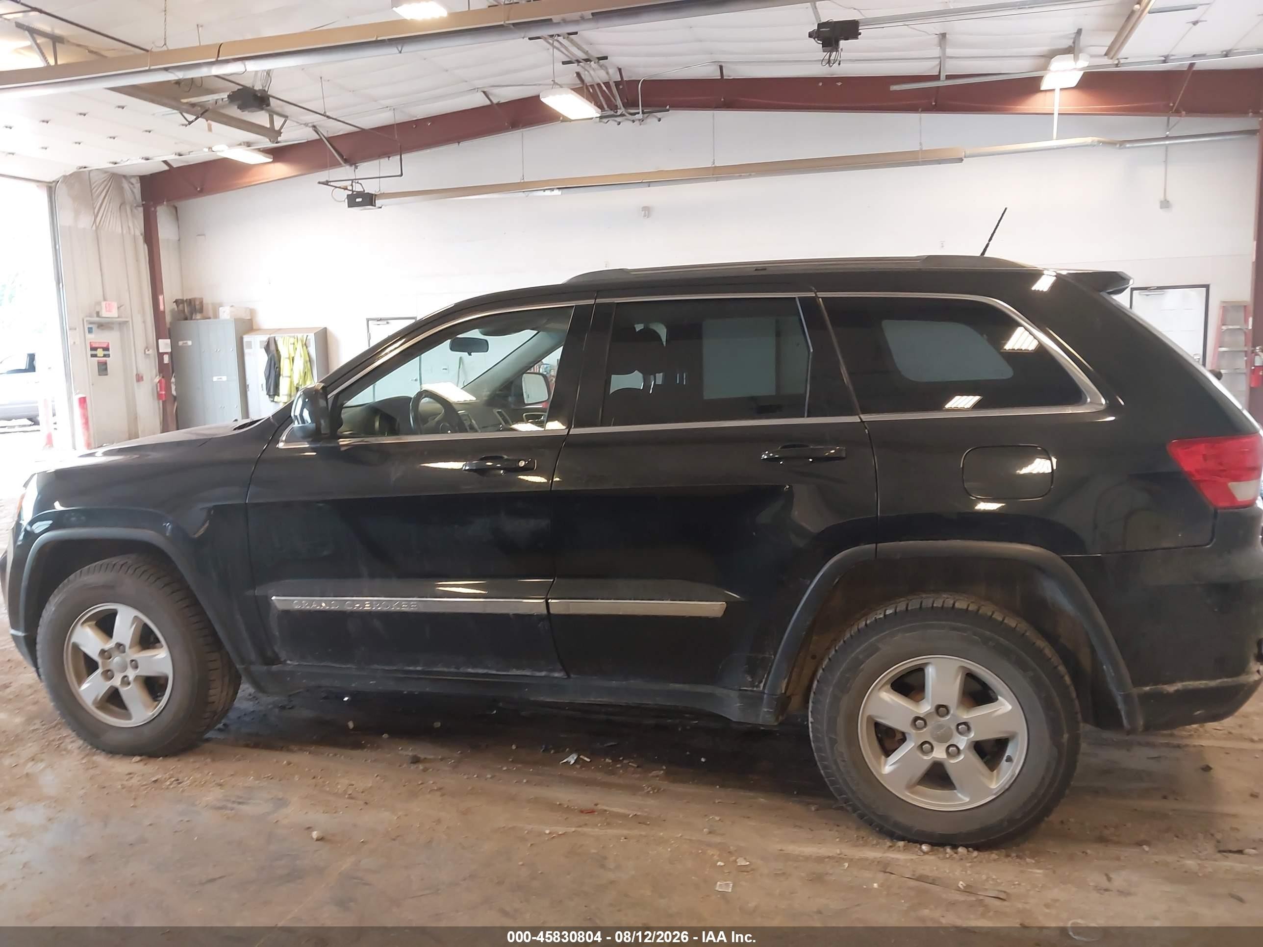 2012 Jeep Grand Cherokee Laredo Black vin: 1C4RJFAG4CC182467
