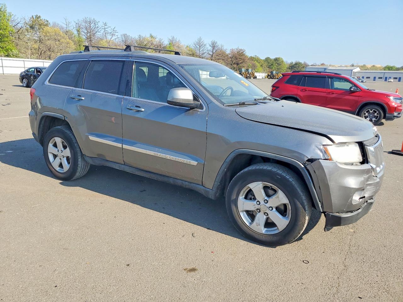 2012 Jeep Grand Cherokee Laredo Серый vin: 1C4RJFAG4CC201311