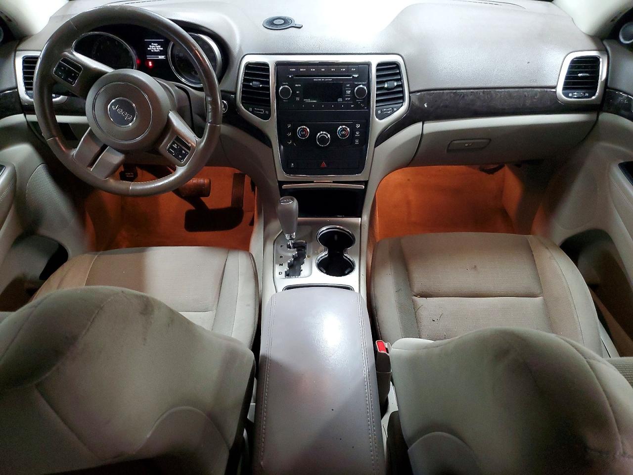 2012 Jeep Grand Cherokee Laredo Черный vin: 1C4RJFAG4CC202992