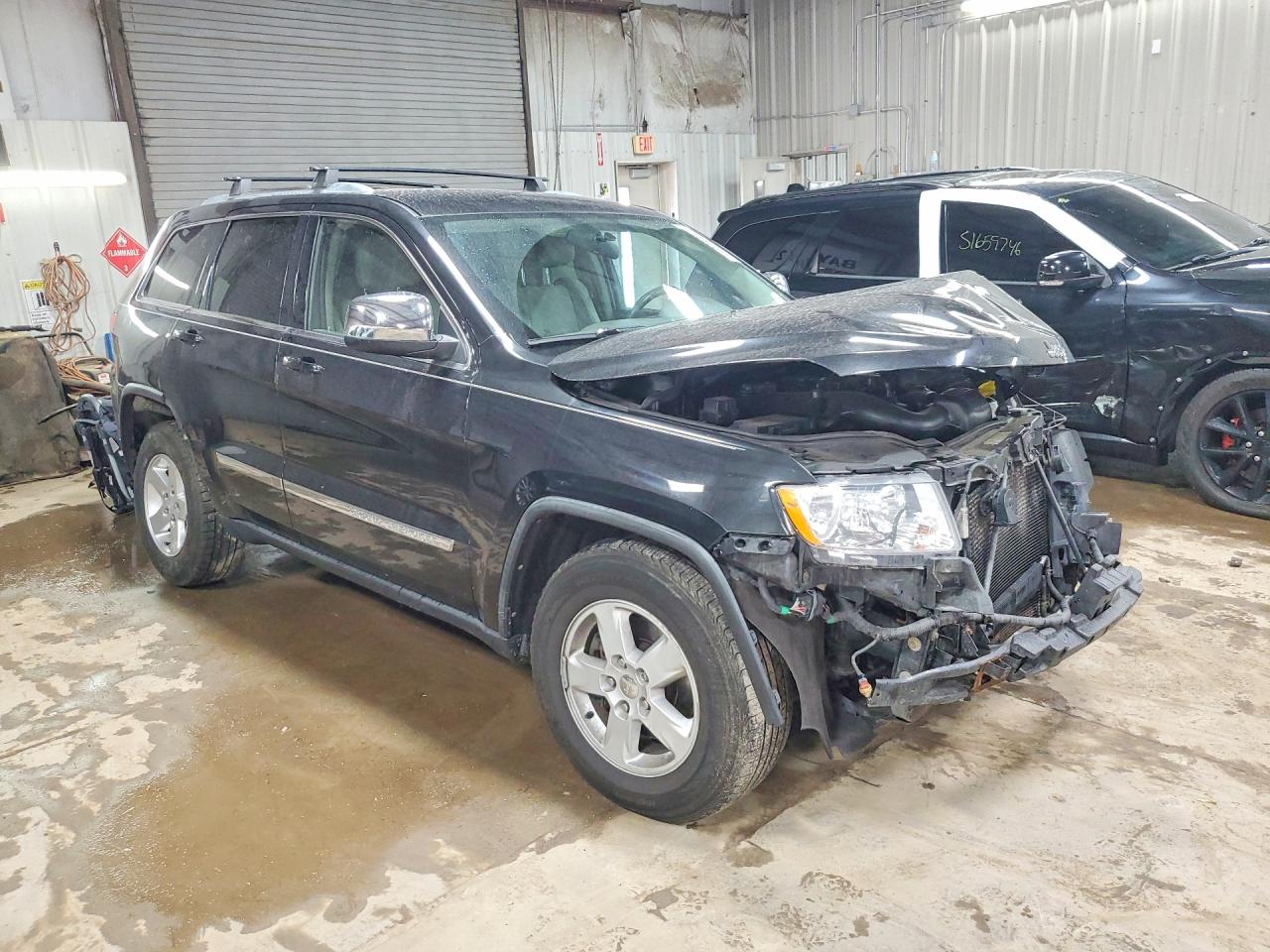2012 Jeep Grand Cherokee Laredo Черный vin: 1C4RJFAG4CC202992
