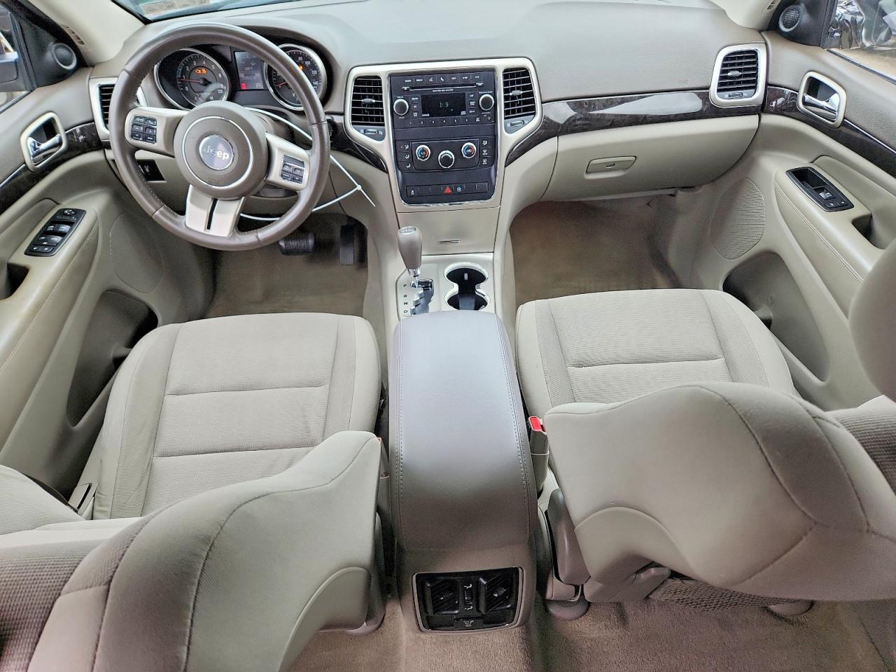 2012 Jeep Grand Cherokee Laredo Black vin: 1C4RJFAG4CC203138