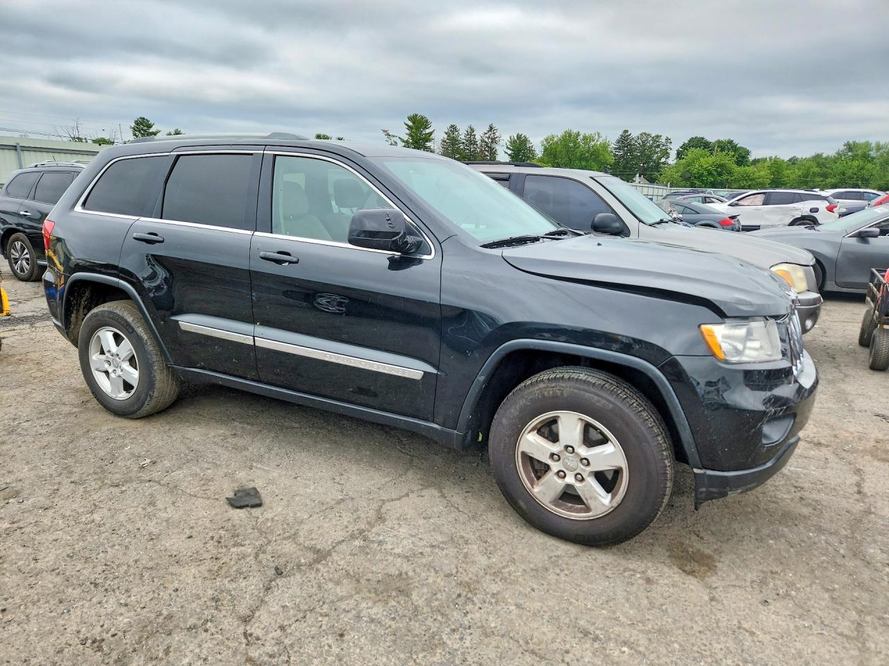 2012 Jeep Grand Cherokee Laredo Black vin: 1C4RJFAG4CC203138