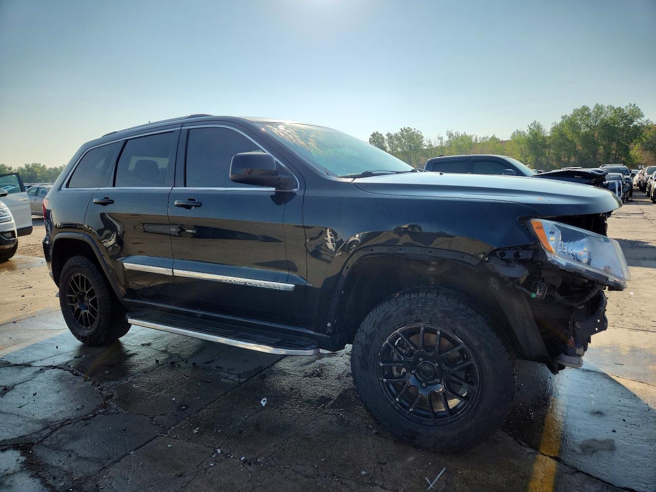 2012 Jeep Grand Cherokee Laredo Green vin: 1C4RJFAG4CC216634