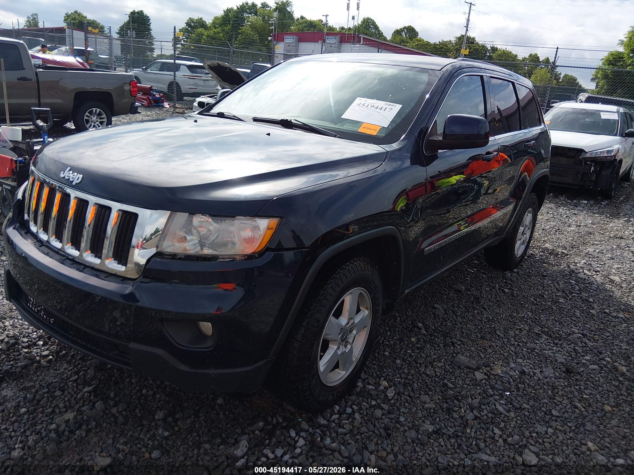 2012 Jeep Grand Cherokee Laredo Blue vin: 1C4RJFAG4CC225222