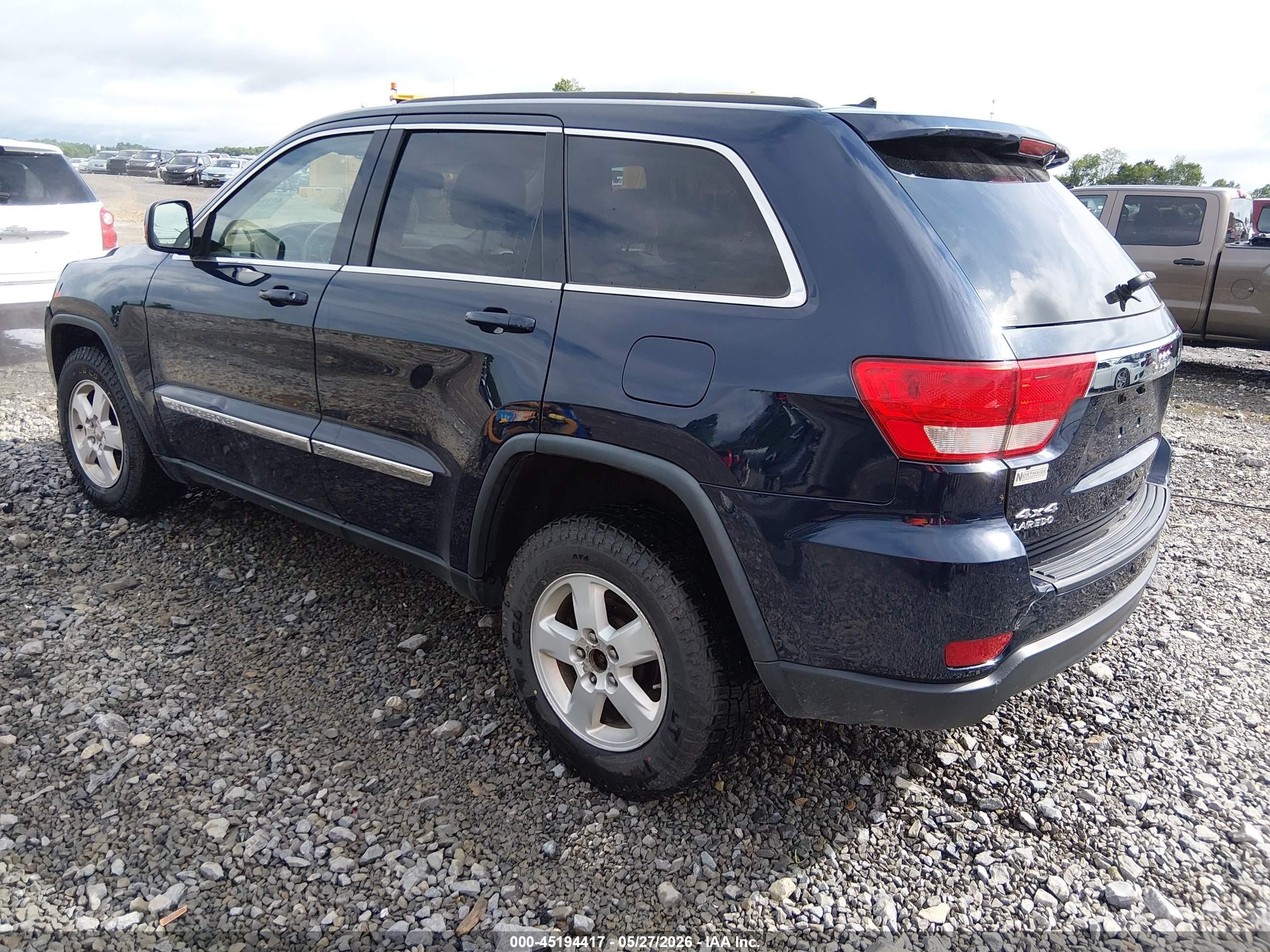 2012 Jeep Grand Cherokee Laredo Blue vin: 1C4RJFAG4CC225222
