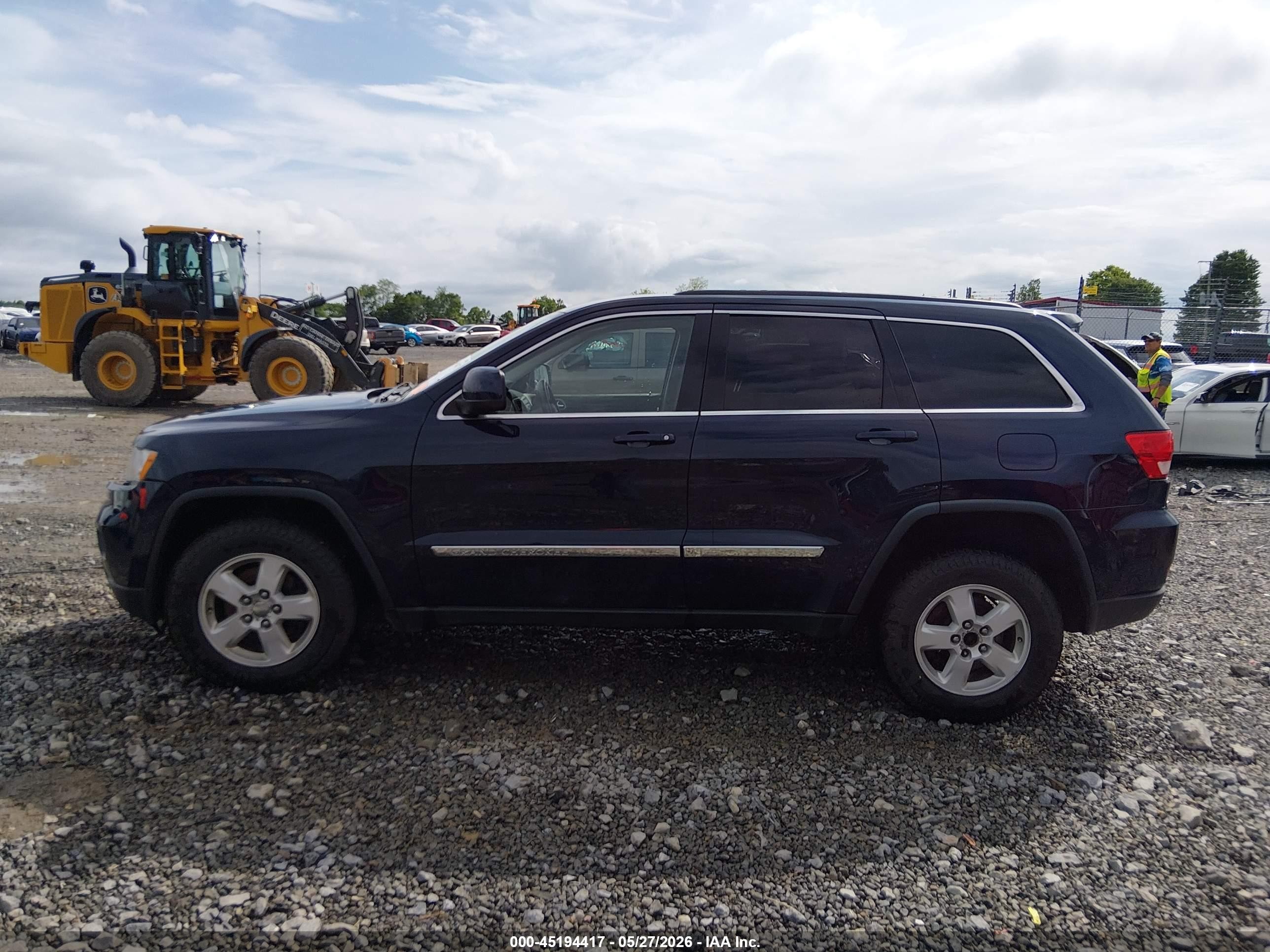 2012 Jeep Grand Cherokee Laredo Blue vin: 1C4RJFAG4CC225222