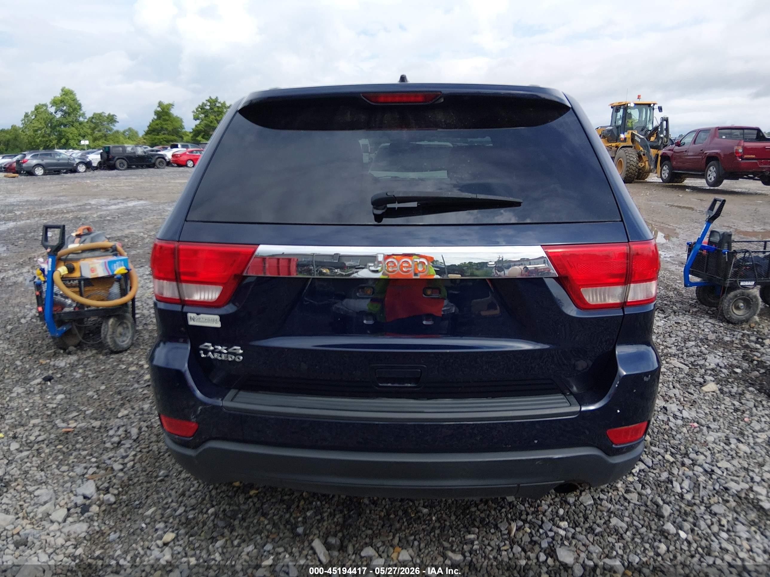 2012 Jeep Grand Cherokee Laredo Blue vin: 1C4RJFAG4CC225222