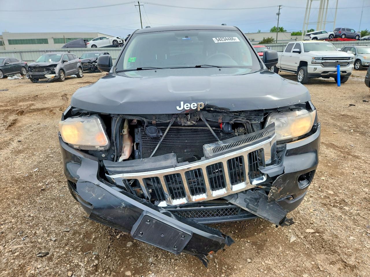 2012 Jeep Grand Cherokee Laredo Black vin: 1C4RJFAG4CC292872