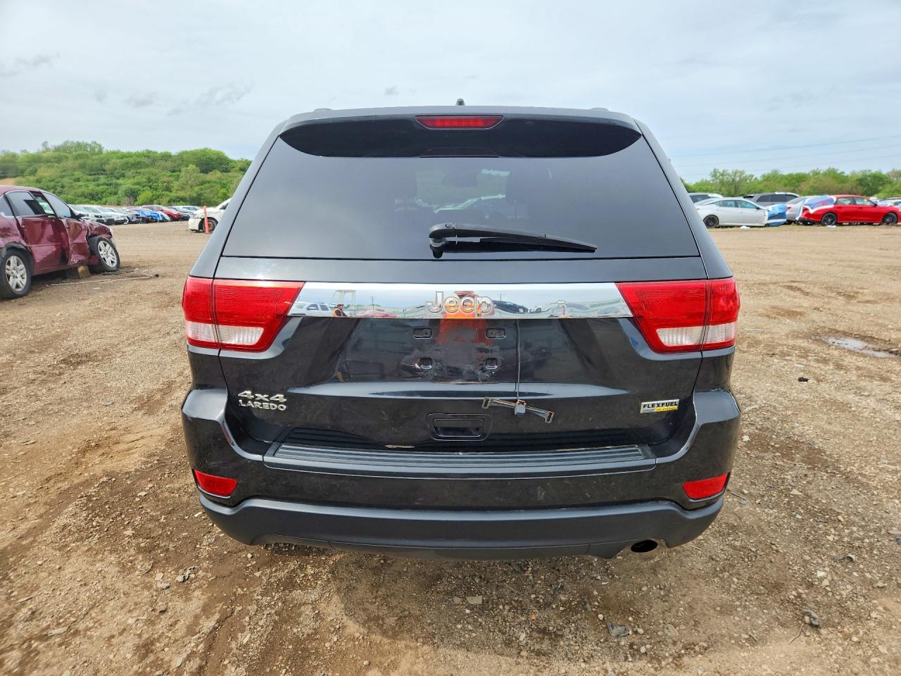 2012 Jeep Grand Cherokee Laredo Black vin: 1C4RJFAG4CC292872