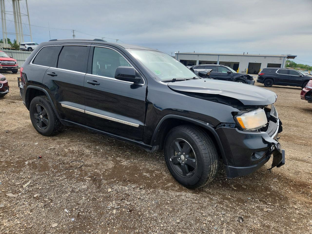 2012 Jeep Grand Cherokee Laredo Black vin: 1C4RJFAG4CC292872
