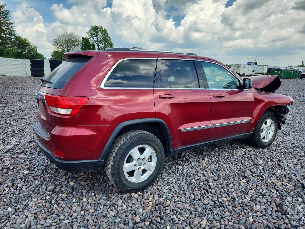 2012 Jeep Grand Cherokee Laredo Red vin: 1C4RJFAG4CC304342
