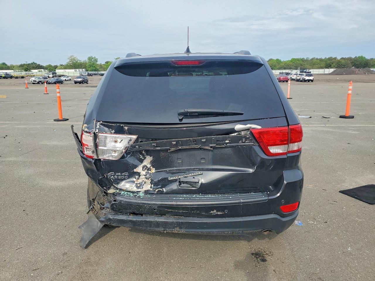 2012 Jeep Grand Cherokee Laredo Black vin: 1C4RJFAG4CC318743
