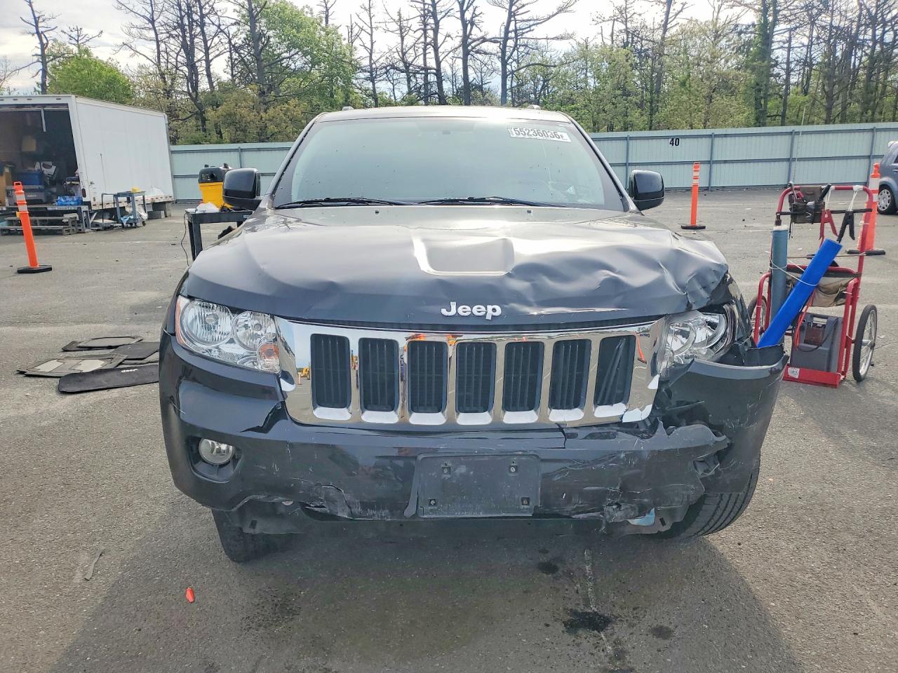 2012 Jeep Grand Cherokee Laredo Black vin: 1C4RJFAG4CC318743