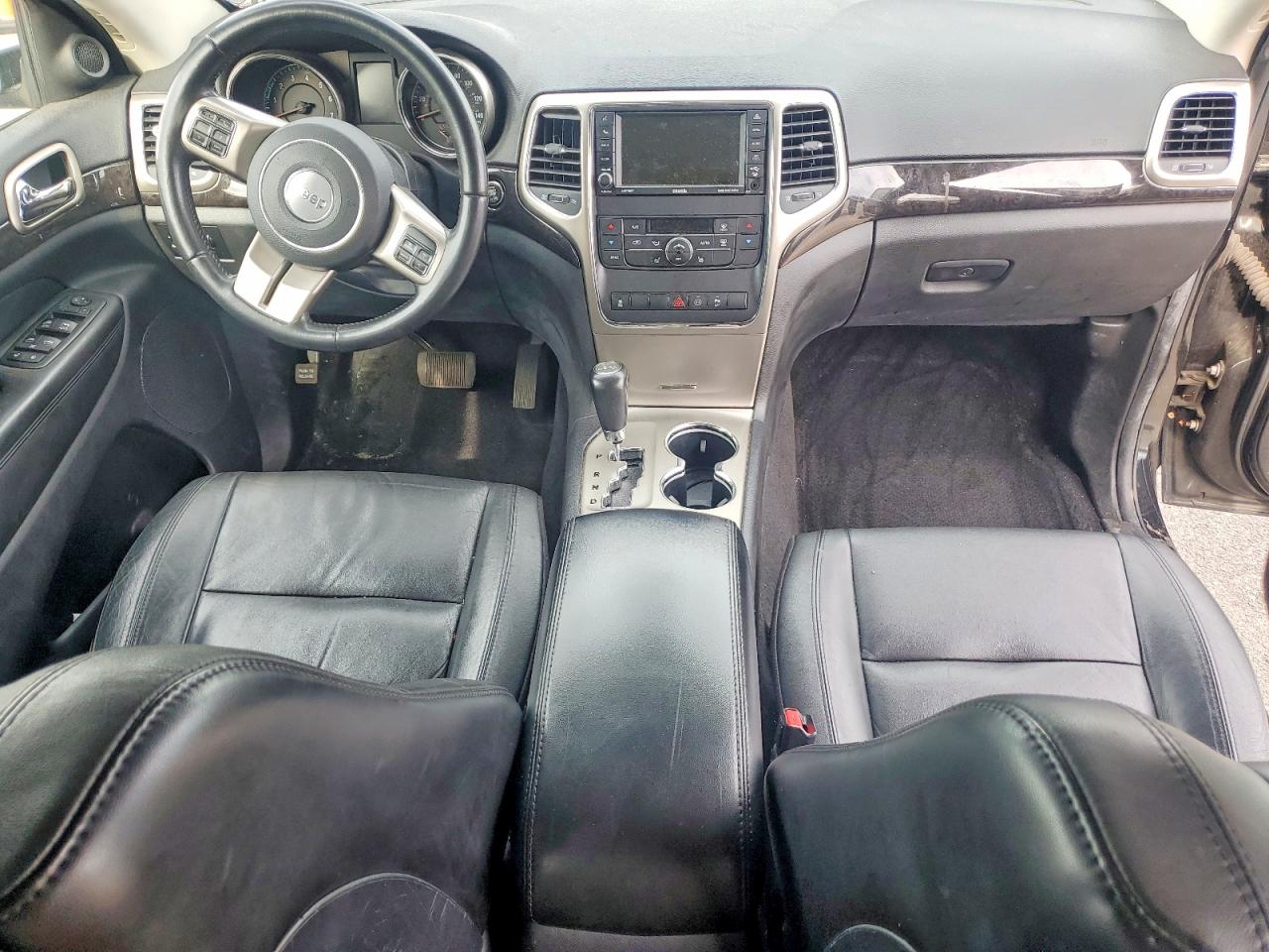 2012 Jeep Grand Cherokee Laredo Black vin: 1C4RJFAG4CC318743