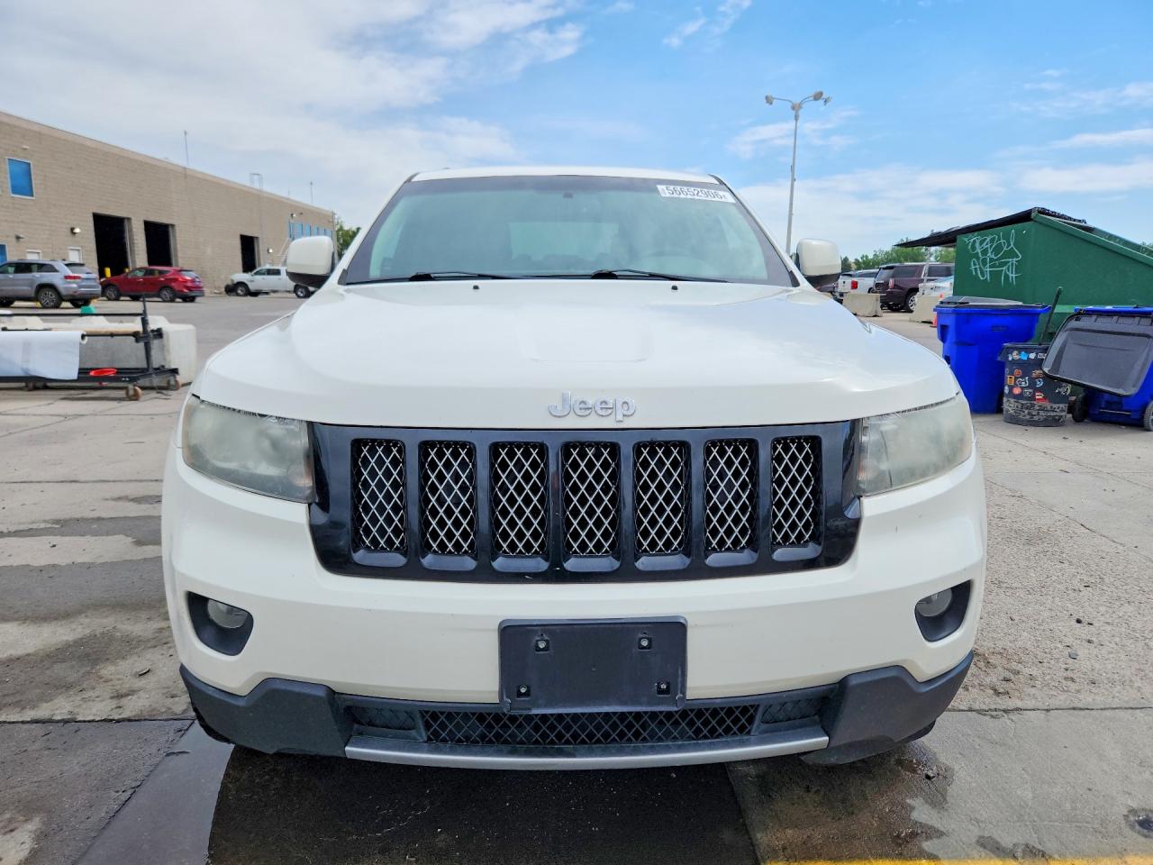 2012 Jeep Grand Cherokee Laredo White vin: 1C4RJFAG4CC329242