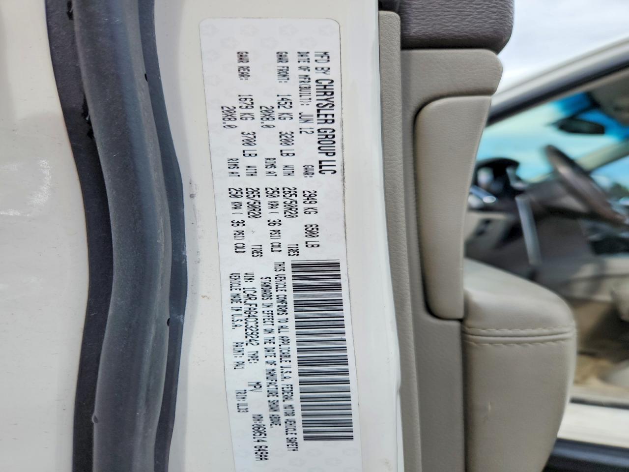 2012 Jeep Grand Cherokee Laredo White vin: 1C4RJFAG4CC329242