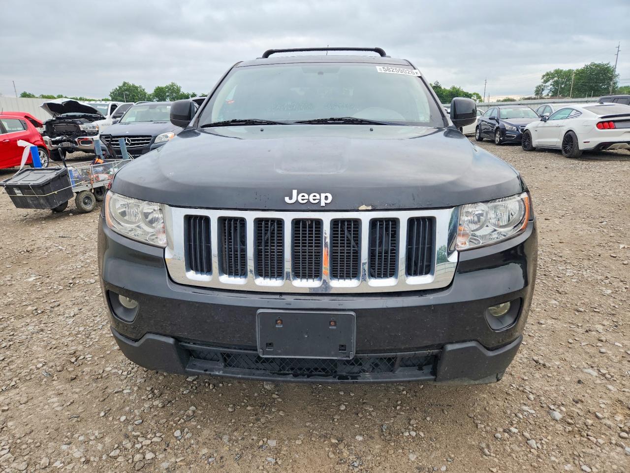 2012 Jeep Grand Cherokee Laredo Black vin: 1C4RJFAG4CC331962