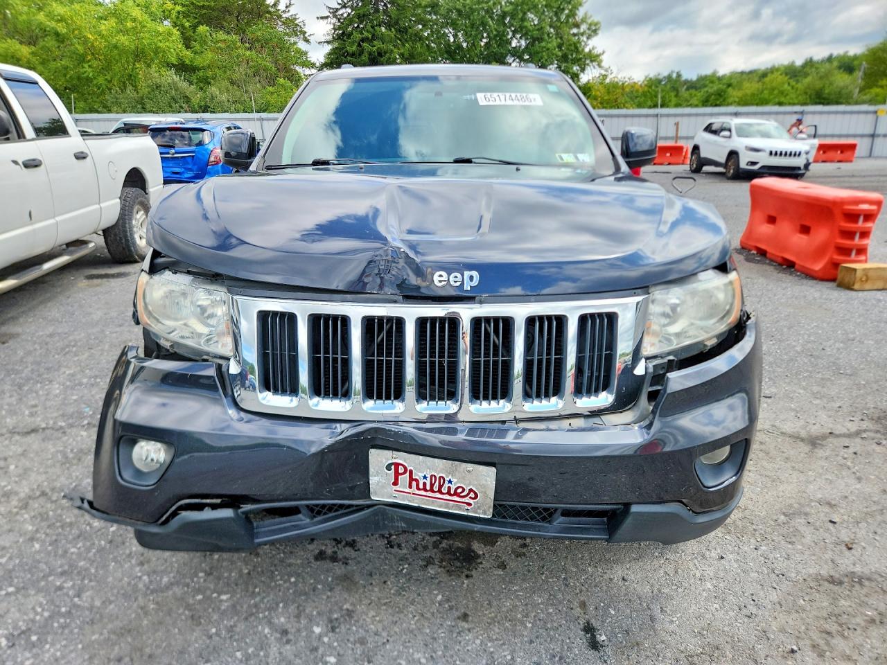 2012 Jeep Grand Cherokee Laredo Blue vin: 1C4RJFAG4CC346901