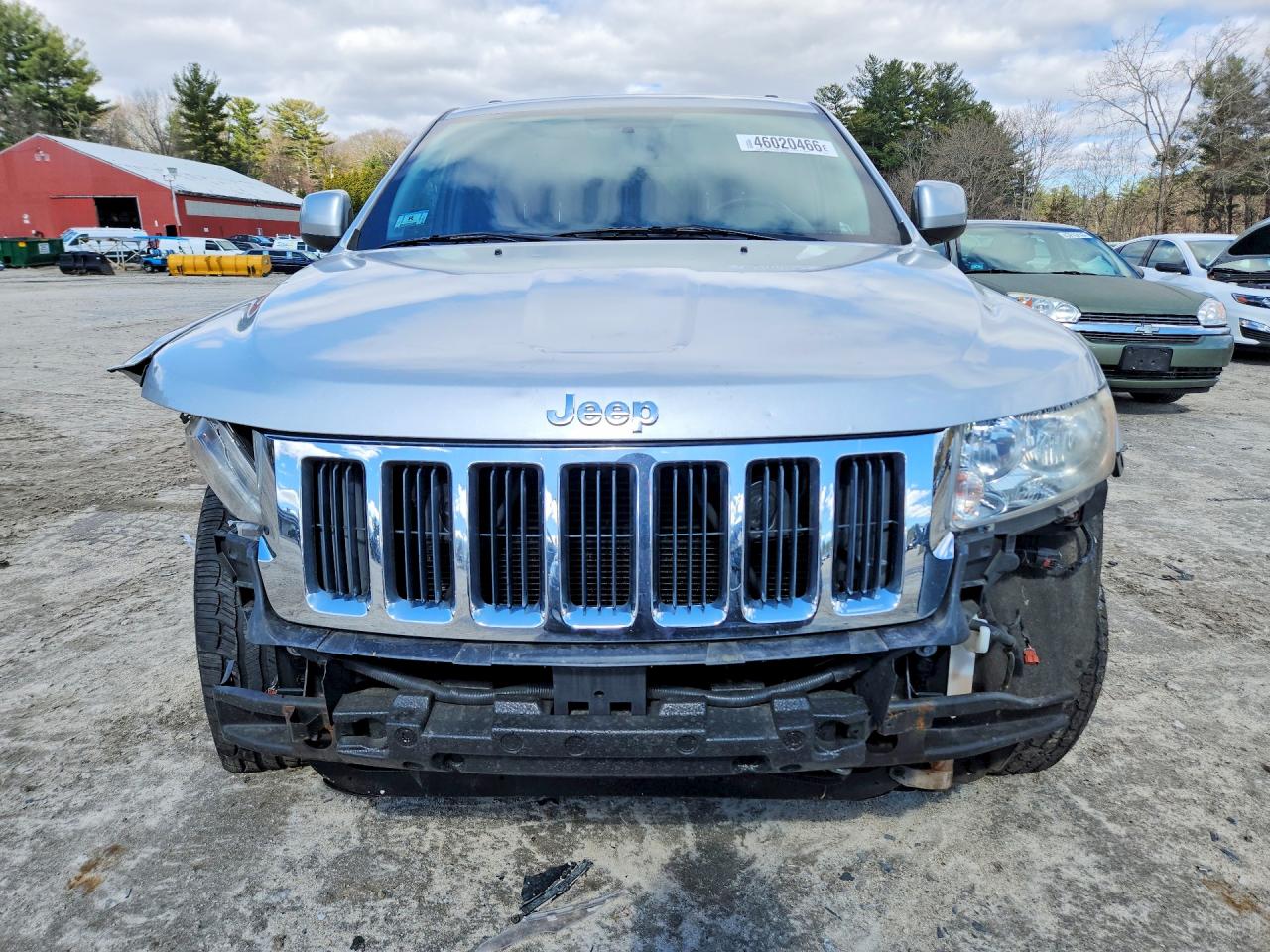 2012 Jeep Grand Cherokee Laredo Gray vin: 1C4RJFAG4CC350110