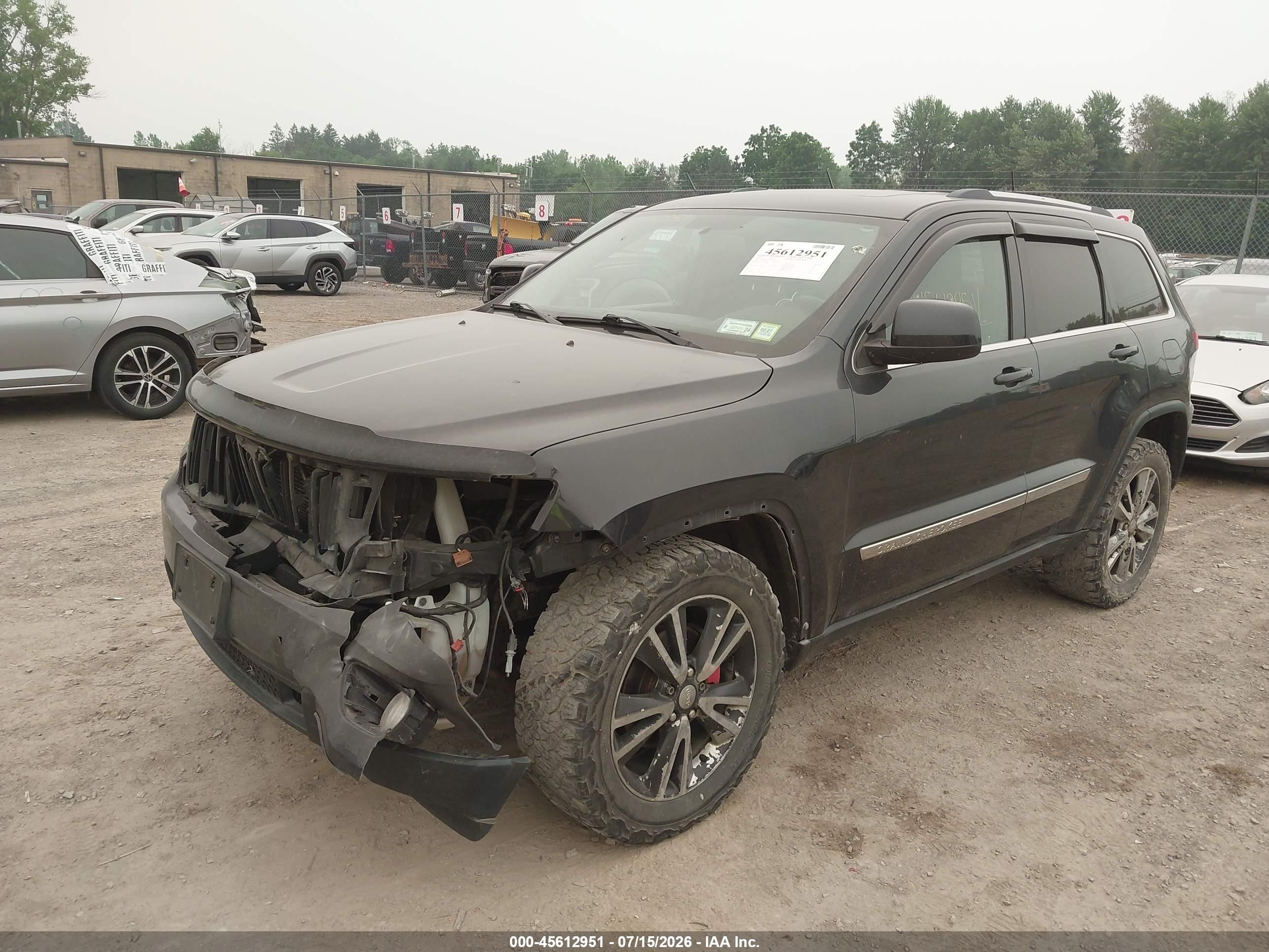 2013 Jeep Grand Cherokee Laredo Dark Blue vin: 1C4RJFAG4DC501707