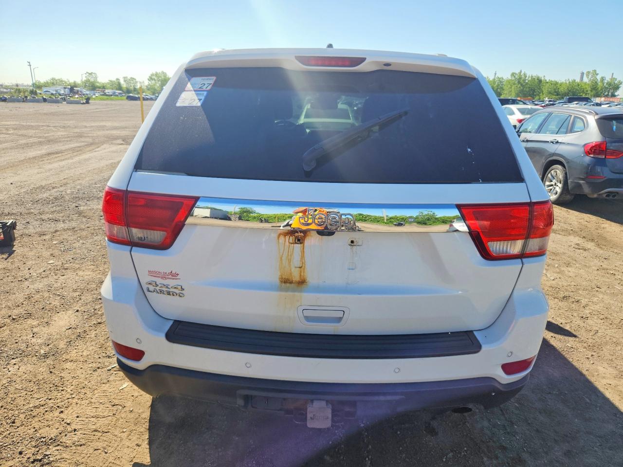 2013 Jeep Grand Cherokee Laredo White vin: 1C4RJFAG4DC531693