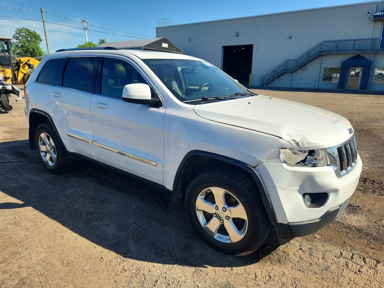 2013 Jeep Grand Cherokee Laredo White vin: 1C4RJFAG4DC531693