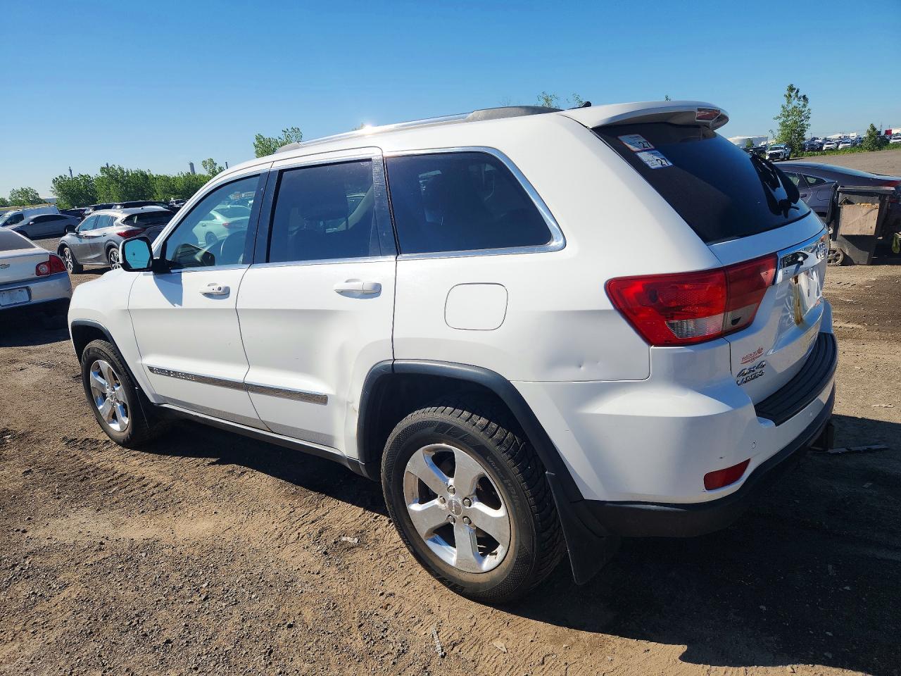 2013 Jeep Grand Cherokee Laredo White vin: 1C4RJFAG4DC531693