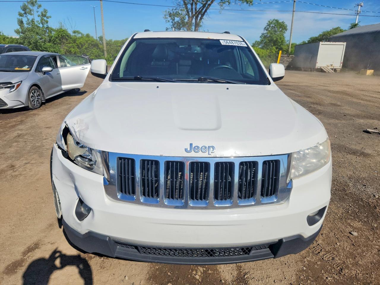 2013 Jeep Grand Cherokee Laredo White vin: 1C4RJFAG4DC531693
