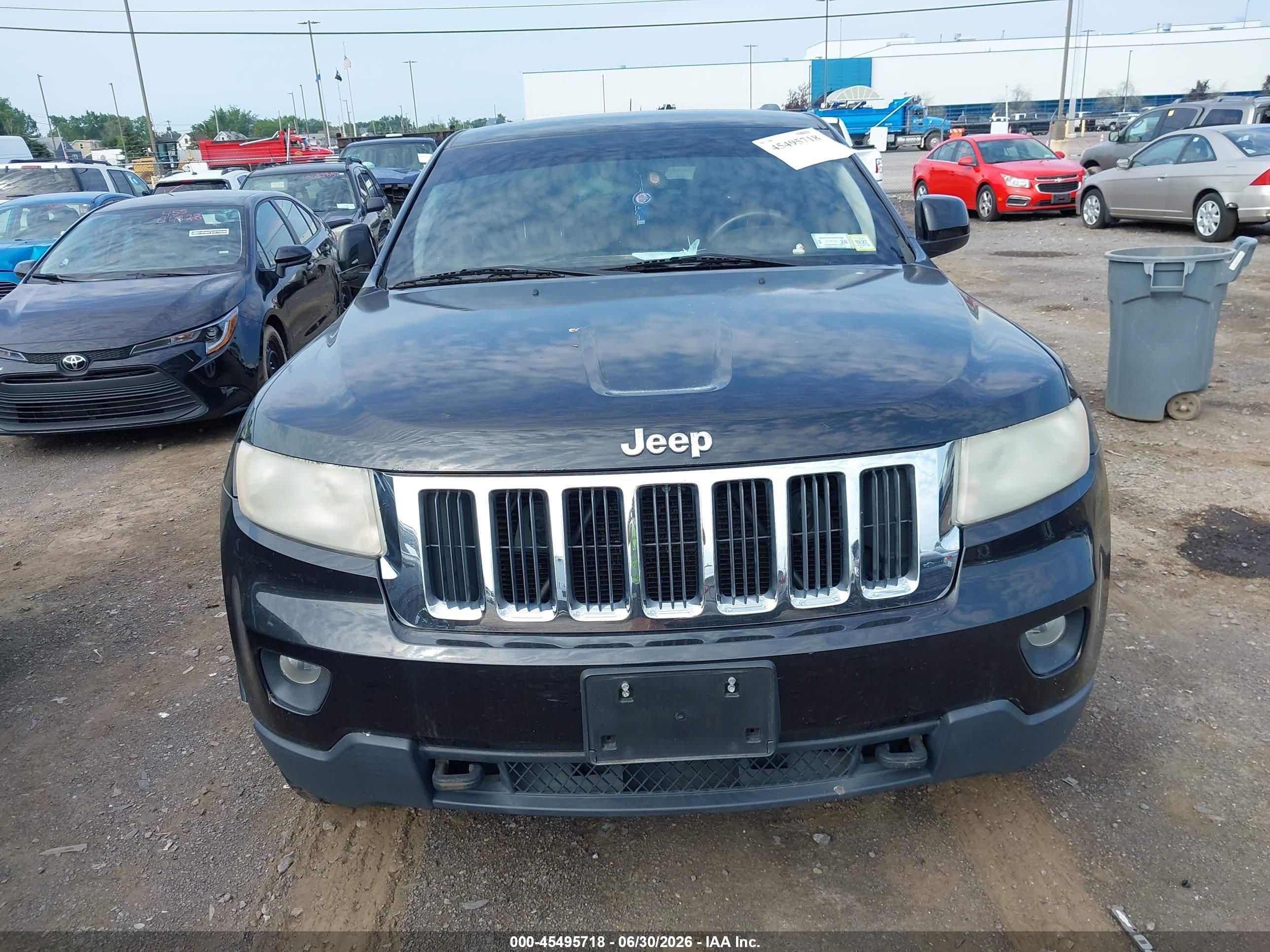 2013 Jeep Grand Cherokee Laredo Black vin: 1C4RJFAG4DC559753