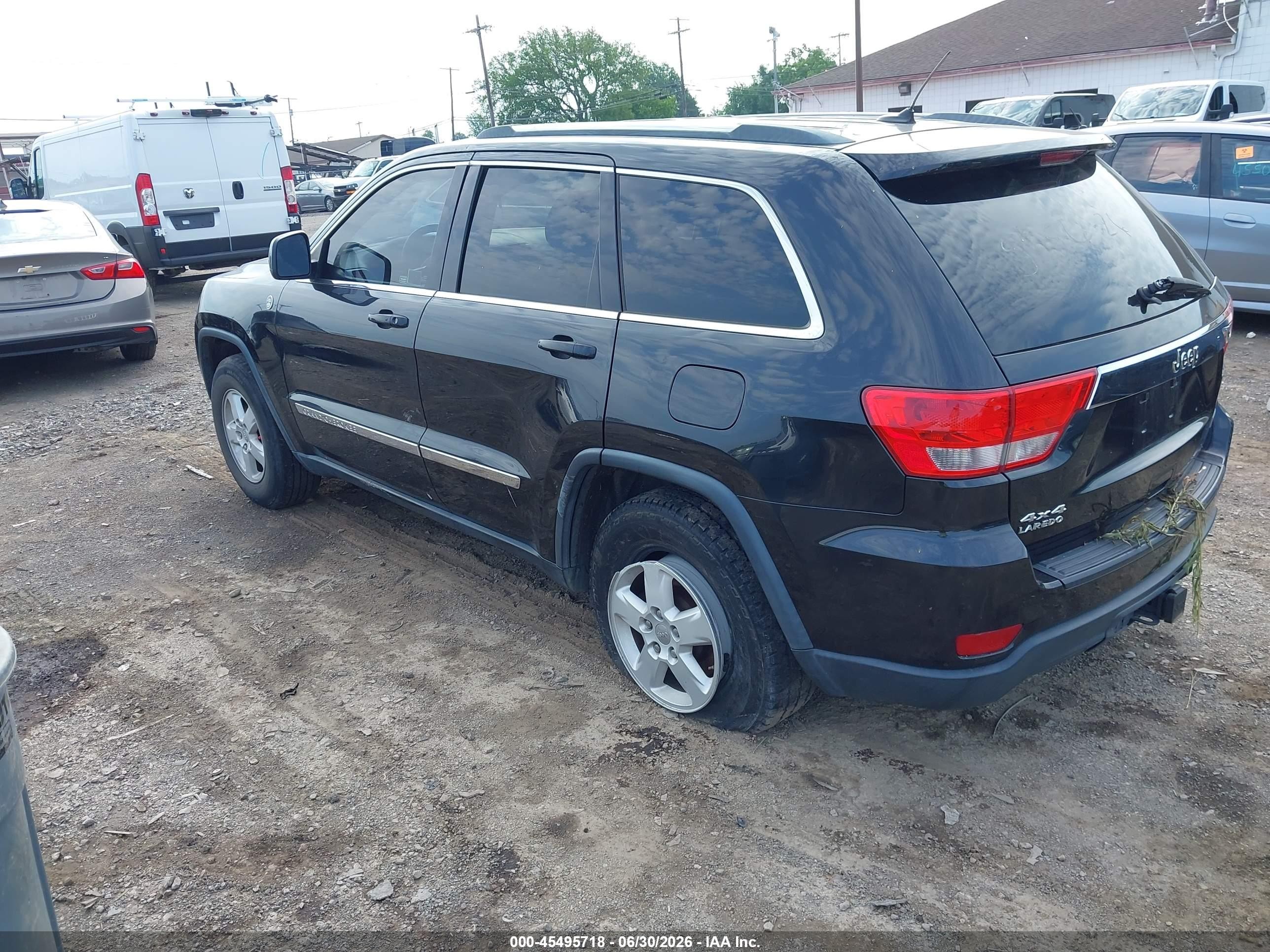 2013 Jeep Grand Cherokee Laredo Black vin: 1C4RJFAG4DC559753